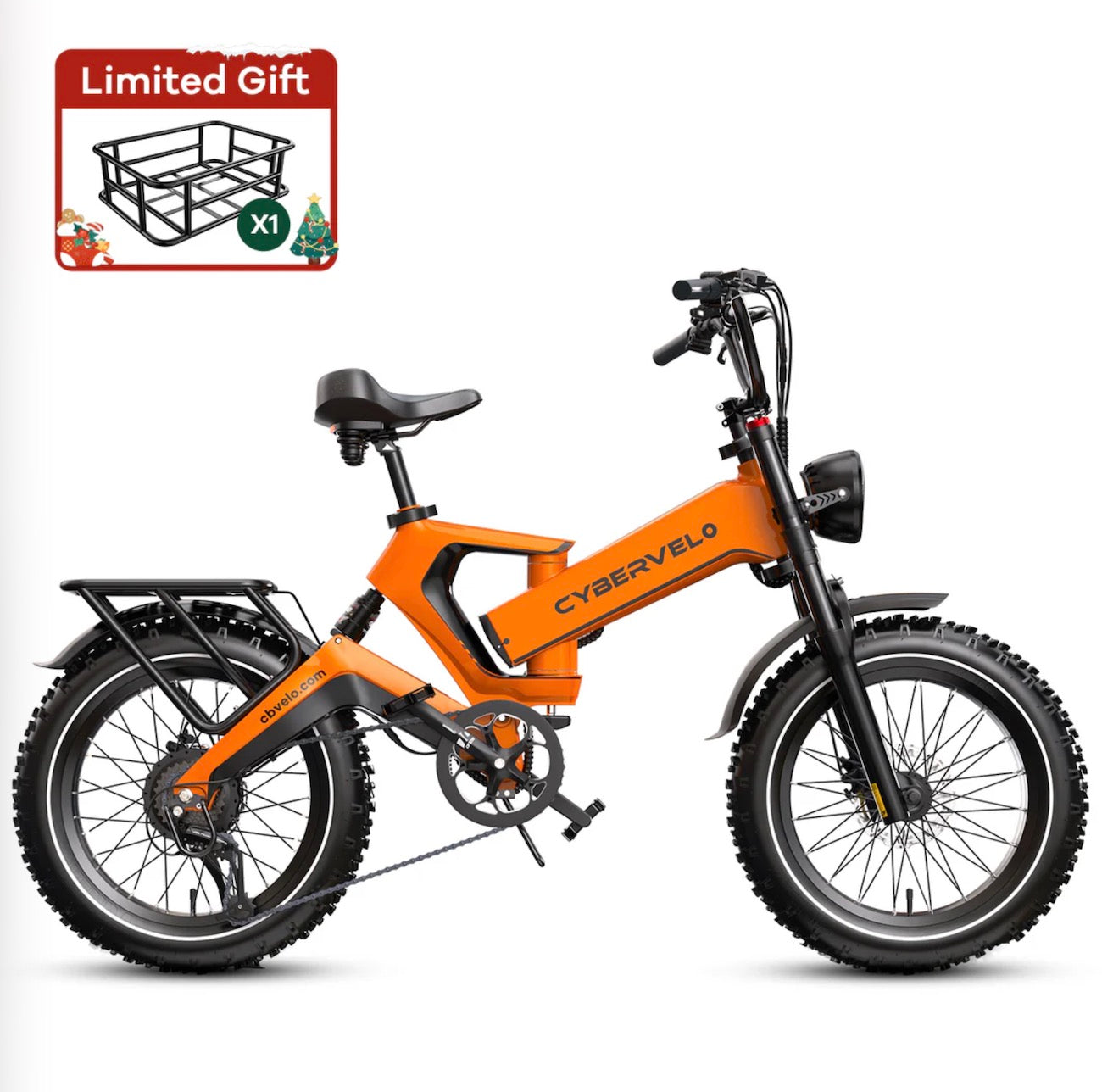 Foldable Electric Bike Up to 100Mile / 35mph